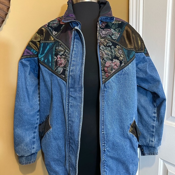 Women Vintage Denim vintage 80’s lined be in the current seen denim jacket - Picture 12 of 16